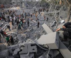 في قطاع غزة عائلات 