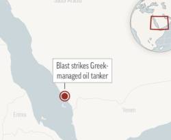 انفجار لغم يدمر ناقلة نفط قبالة سواحل السعودية